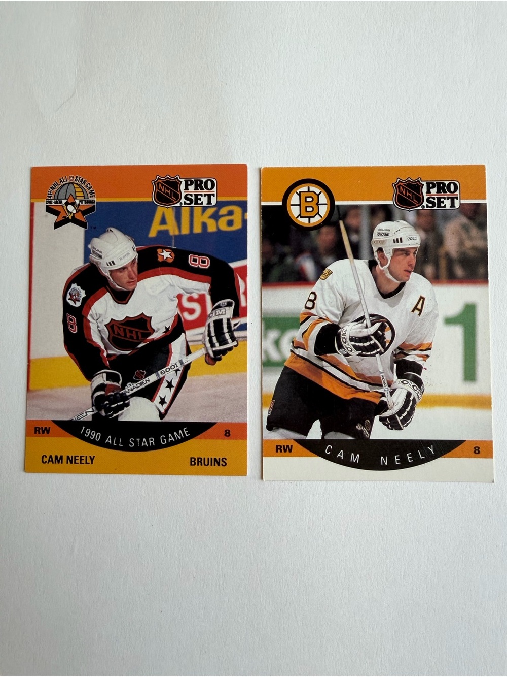 Boston Bruins Hockey Card Lot 1990-91 Pro Set NHL, Cam Neely, Ray Bourque - Picture 3 of 7